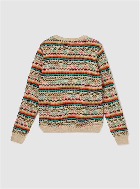 Buy Boys Fair Isle Knitted Sweater Online at just Rs. 899.0 ...