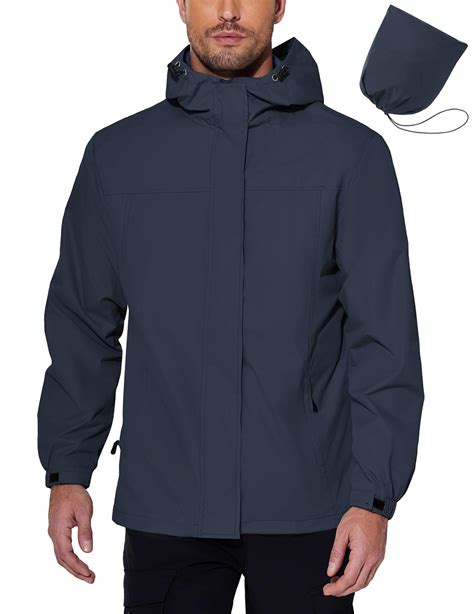 COOFANDY Softshell Jacket Men Winter Waterproof Breathable Rain Jacket ...