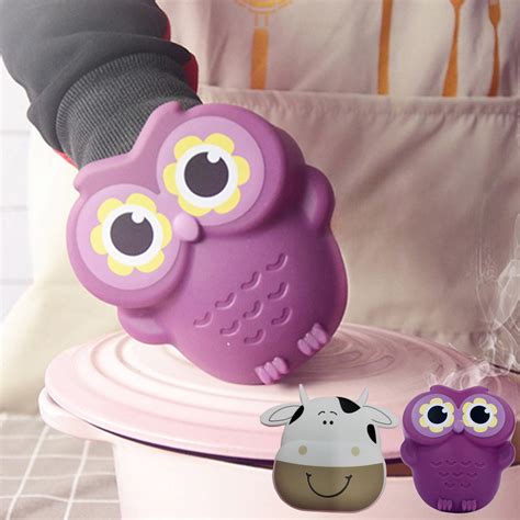 syligr Silicone Heat Resistant Clip Non-Slip Oven Mitt Grabber for Hot ...