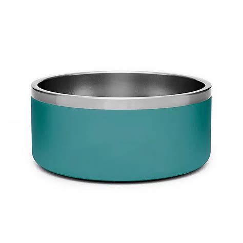 Gteller Stainless Steel Double Wall Dog Bowl 64 oz, Green – Contarmarket