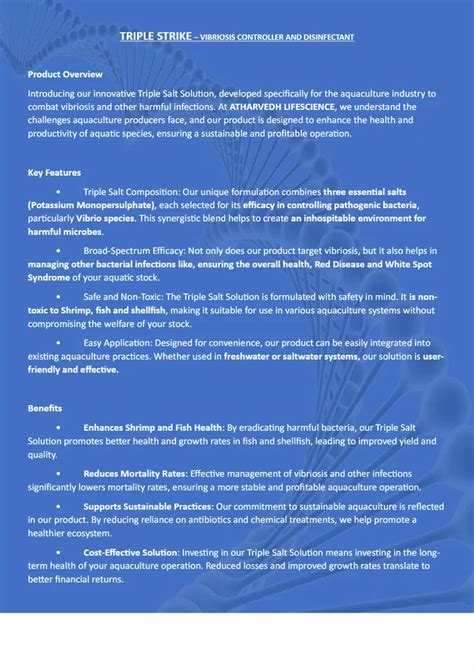 Vibrio Controller For Aquaculture / Triple Salt / water disinfectant ...