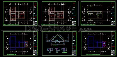 385. Free Download of Structural CAD Drawings for 12.4m x 16.1m ...