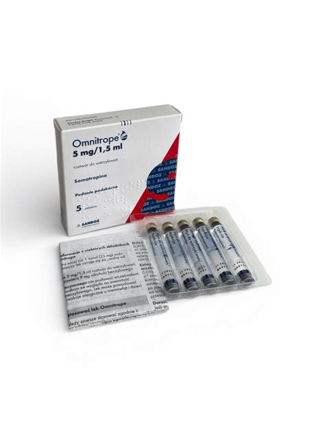 Somatropin Omnitrope растежен хормон 75 ui 76,64 евро - Хранителни добавки