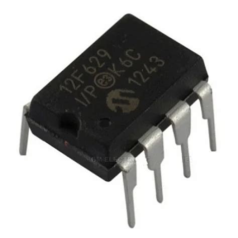 PIC12F629-I/P 8-Bit Microcontroller - 128B EEPROM - DIP-8