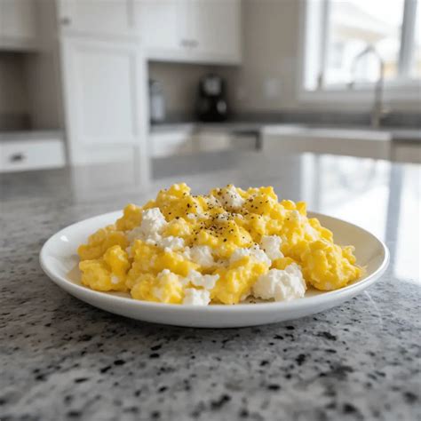 Fluffy & High-Protein Cottage Cheese Scrambled Eggs
