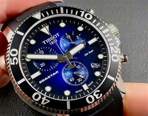 Tissot T-Sport Seastar 1000 Chronograph Full set for Rs.50,409 for sale ...