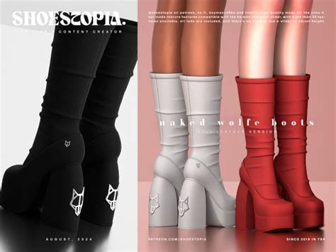 Naked Wolfe Spice Knee-Thigh Heeled Boots - The Sims 4 Download ...
