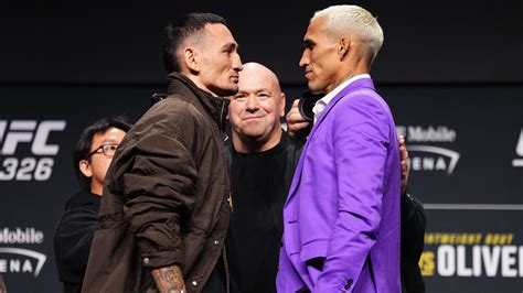 ‘UFC 326’: Start Time, Fight Card, How to Watch Holloway-Oliveira - Men ...