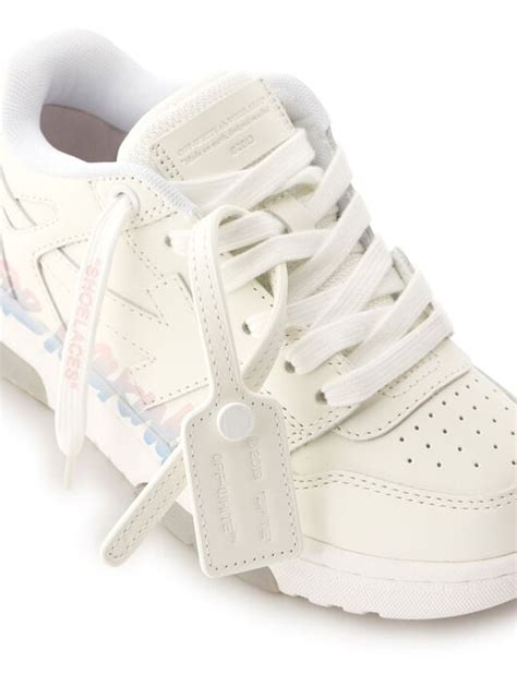 Out Of Office "For Walking" Sneakers in WHITE - LIGHT BLUE | Off-White™