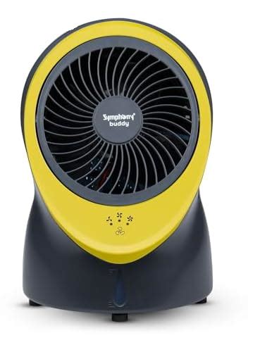 Symphony Buddy Mini Tabletop Air Cooler (Yellow) | USB Personal Cooler