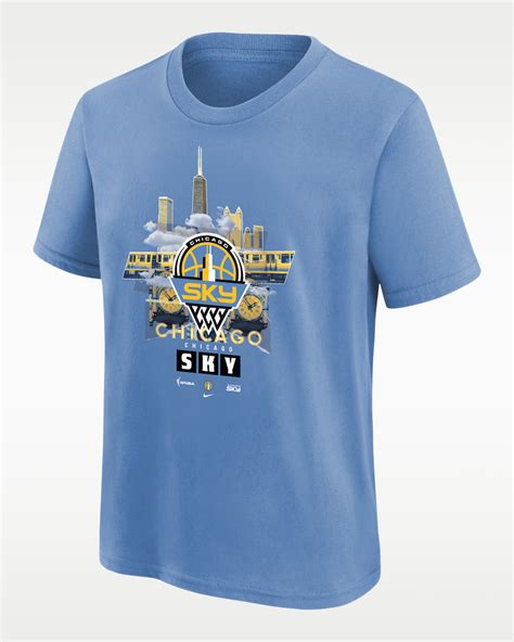 Playera Nike WNBA para niños talla grande Chicago Sky. Nike.com