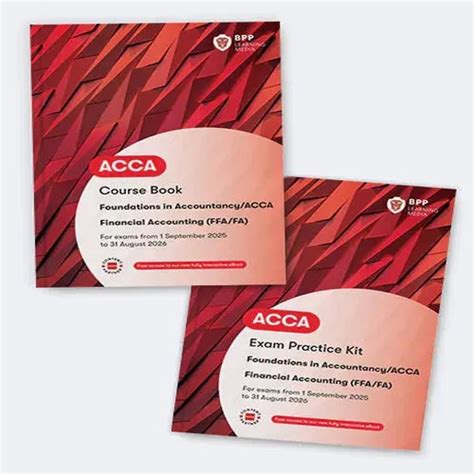 BPP ACCA FA Financial Accounting Books F3 | Valid till Aug 27 exams ...