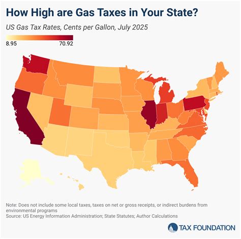 2025 Gas Taxes by State: Fuel Taxes Map | Tax Foundation