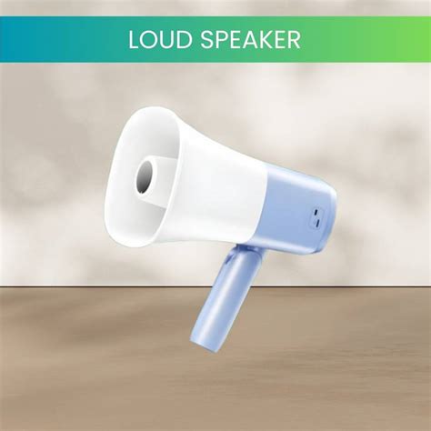 SACRO speaker King Bhopu Megaphone Siren Loudspeaker Music Function ...