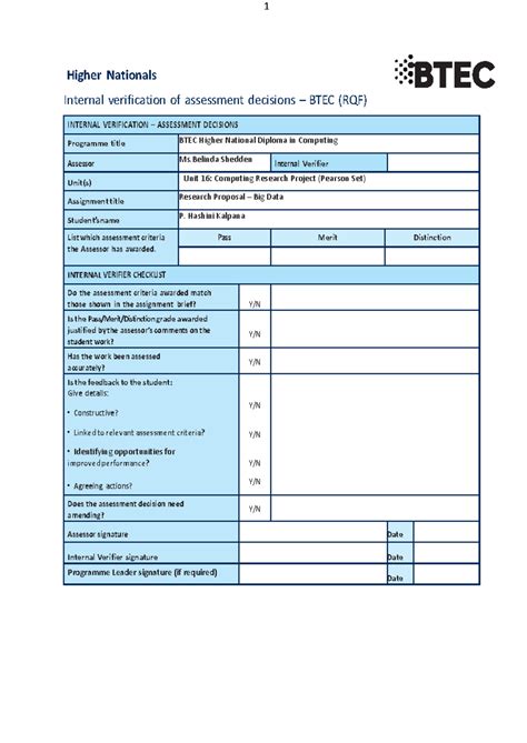 Unit 16: Computing Research Project Proposal on Big Data - Studocu