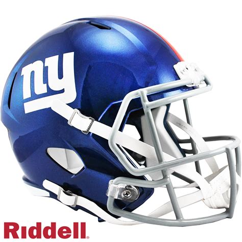NEW YORK GIANTS, FULL SIZE, REPLICA SPEED FOOTBALL HELMET FROM RIDDELL | eBay