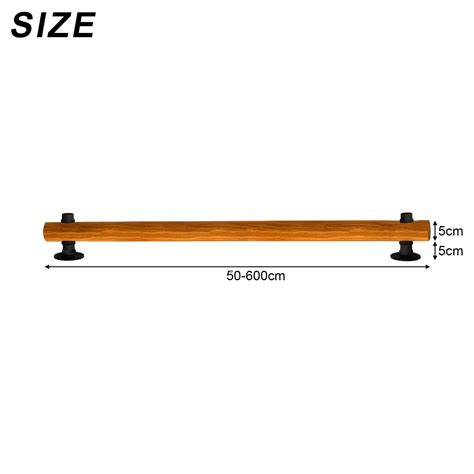 DIY Indoor Stair Banister Wooden Stair Handrail – 50cm, Pine, With ...