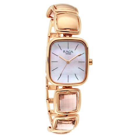 Buy Online Titan Raga Moments of Joy Mother of Pearl Dial Analog Rose ...