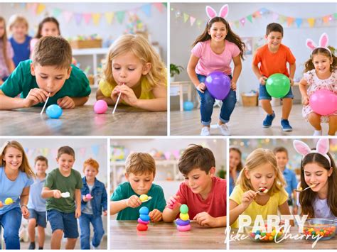 Family Friendly Easter Minute to Win It Games - Party Like a Cherry