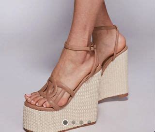 Schütz Ankle Wrap Wedge Espadrilles Shoes Heels Gladiator Sandals ...
