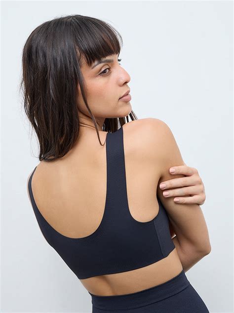 Buy Wunderlove Black Invisible Padded Bra from Westside