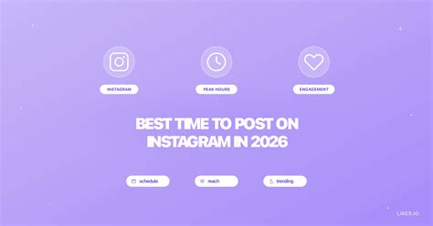 Best Time to Post on Instagram in 2026 (Data + Heatmaps) | Likes.io