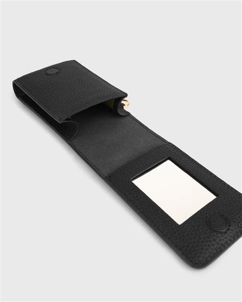 Marlows Dual Lipstick Holder With Lanyard (Black) - Tocco Toscano