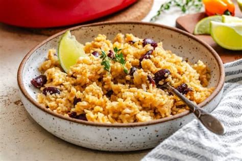Caribbean Rice and Beans - Immaculate Bites
