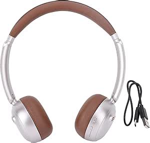 Lazmin112 Casque Supra-auriculaire sans Fil, Casque 5.4 à Suppression ...