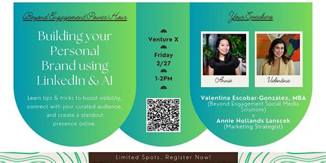 Building your Personal Brand using LinkedIn and AI, Venture X Bethlehem ...