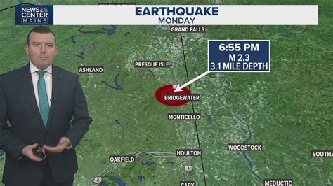 Maine experiences minor earthquake in Aroostook County ...