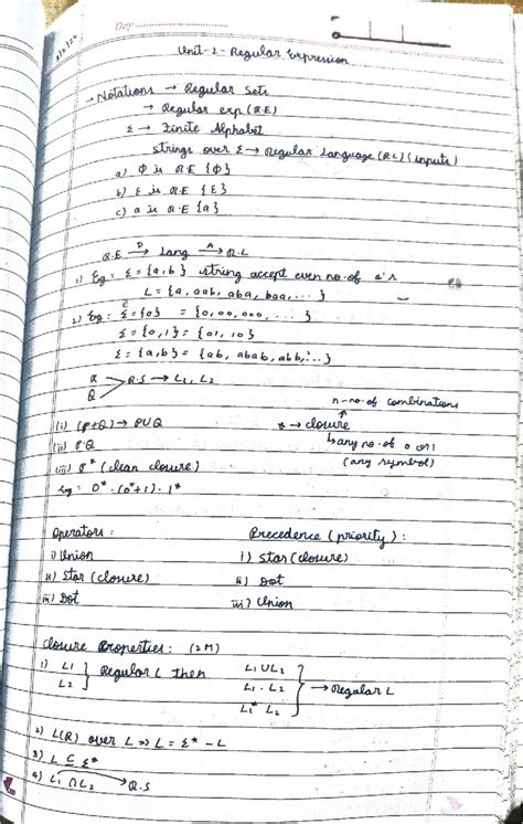 Regular Expressions and Languages: Concepts and Examples (CS 102) - Studocu