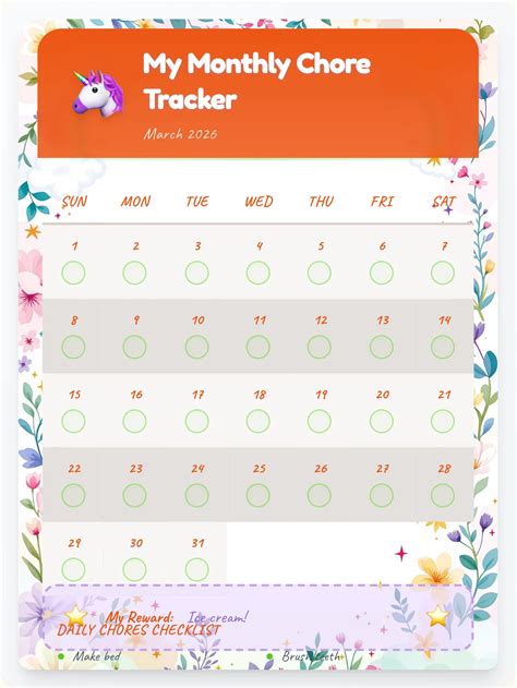 Hazy Unicorn Monthly Planner — Free Printable Template ...