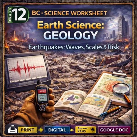 BC Grade 12 Science | Earthquakes: Waves, Scales & Risk Reading ...