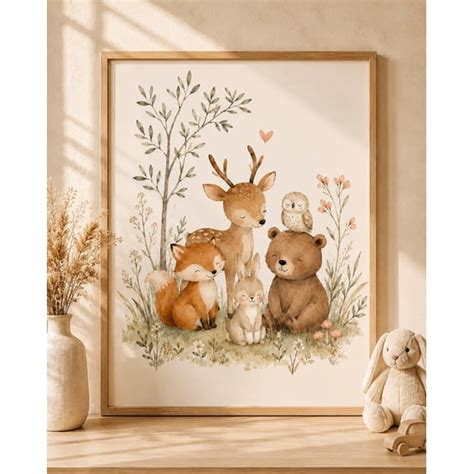 Koala Nursery Wall Art Print, Cute