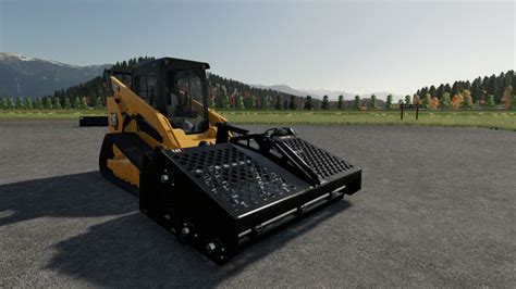 CAT LR119 Landscape Rake Logo Swap FS22 - KingMods