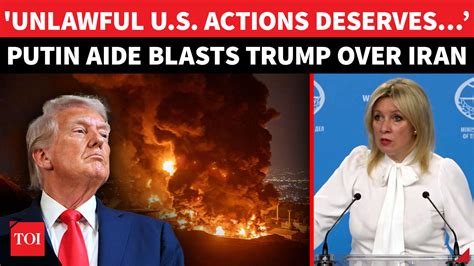 Russia's Zakharova mocks Trump as Iran targets US bases in Gulf; 'They ...