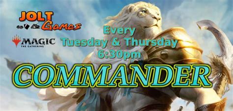 Jolt Games - Weekly Commander Nights, 56 Hoskins street , Mitchell, ACT ...
