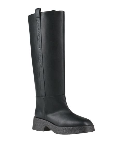 Stella McCartney Knee Boots in Black | Lyst UK