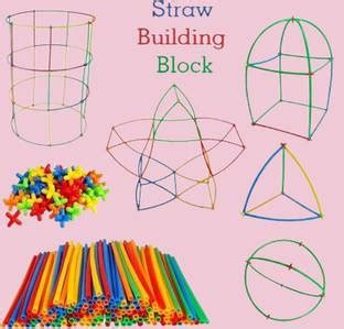 Mayne Creative Explorers: Educational 100pc Straw Assembly Kit for Kids ...