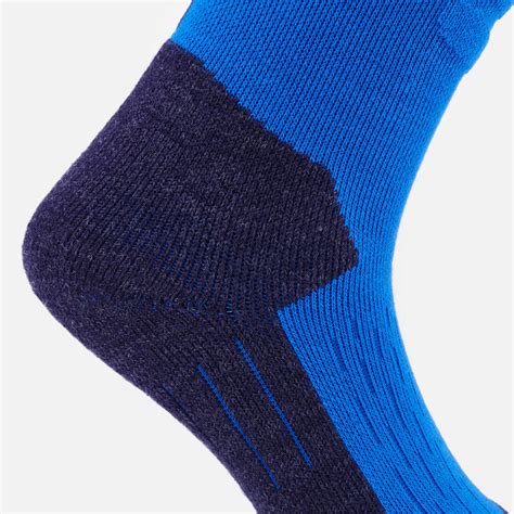 KIDS’ SKI AND SNOWBOARD SOCKS 100 - BLUE – Decathlon Bahrain