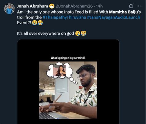 Mamitha Baiju's song at Vijay Thalapathy starrer 'Jana Nayagan' event ...