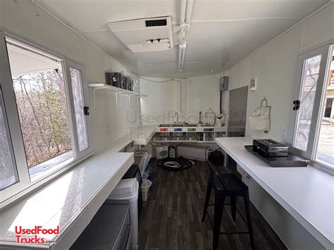 2023 7' x 14' Coffee and Beverage Concession Trailer Mobile Vending Unit