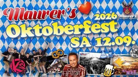 Maurers Oktoberfest 2026, Vorlobming 36, 8713 Sankt Stefan ob Leoben ...