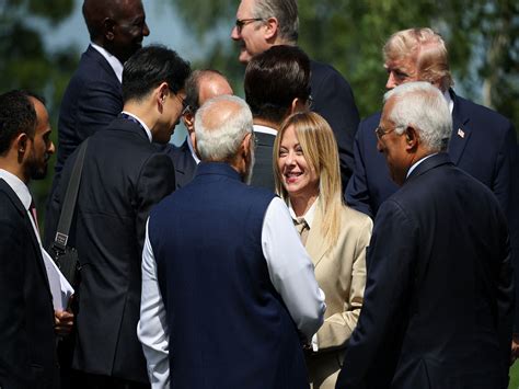 "We're the most famous couple on Instagram," Meloni jokes with PM Modi