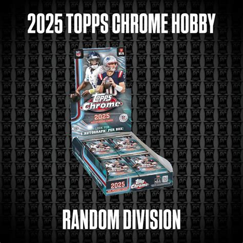2025 Topps Chrome Football Hobby Box Break - Random Division or 4 Rand – PHANTOM