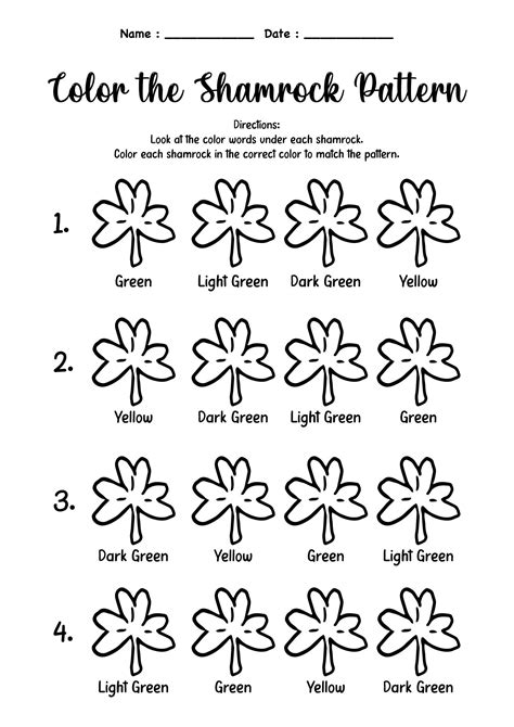 15 2nd Grade Shamrock Printable Worksheets - Free PDF at worksheeto.com