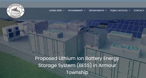 Armour's decision not to allow a Battery Energy Storage System to be ...
