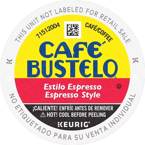 Café Bustelo Coffee Espresso Style K-Cups, Dark Roast, 80 ct ...