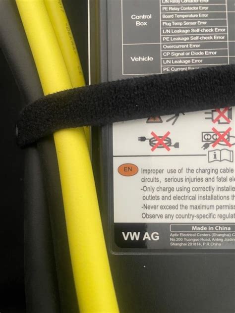 ORIGINAL VW Audi Seat Skoda Ladekabel für 230V Steckdose E-Auto in ...